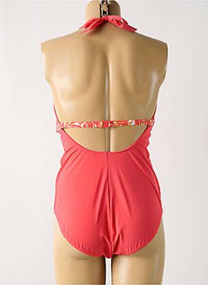 Costum de baie dintr-o singură piesă efect material satinat top sutien modelat roz TRIUMPH femeie