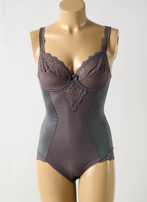 Body de lenjerie gri MAISON LEJABY femeie