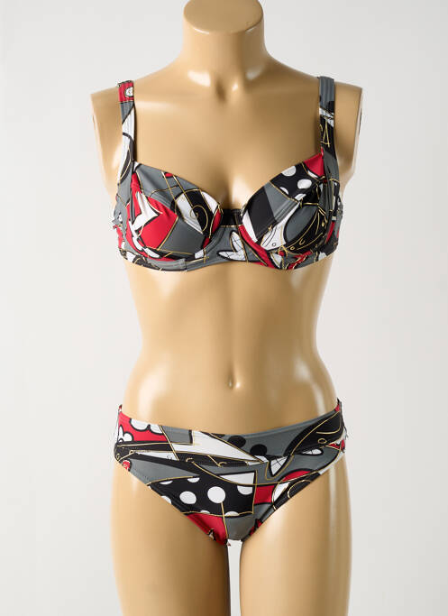 Costum de baie din două piese gri ROSE POMME femeie