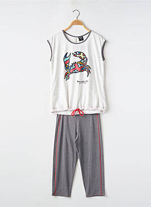 Pijama gri MASSANA femeie