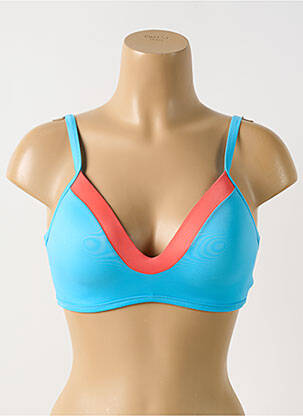 Sutien de costum de baie top sutien modelat top sutien modelat albastru SLOGGI femeie