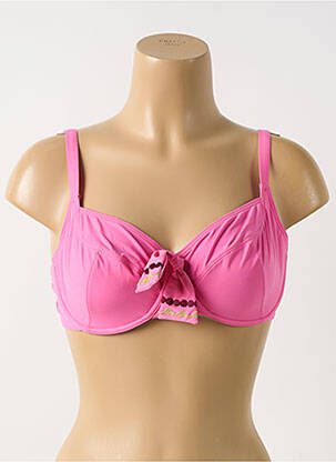 Sutien de costum de baie sutien cupe întregi cu decolteu înalt sutien cupe întregi cu decolteu înalt roz EMPREINTE femme