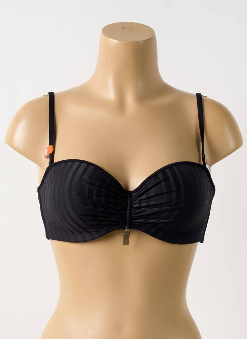 Sutien de costum de baie negru CHERRY BEACH femeie