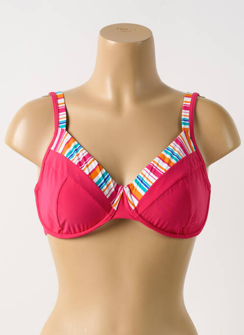 Sutien de costum de baie sutien cupe întregi cu decolteu înalt sutien cupe întregi cu decolteu înalt roz SLOGGI femme