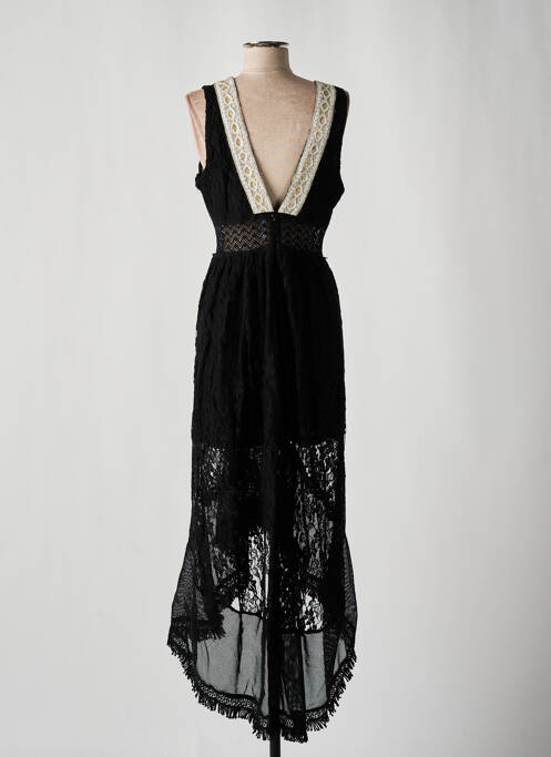 Rochie midi negru GOLDEN LIVE femeie