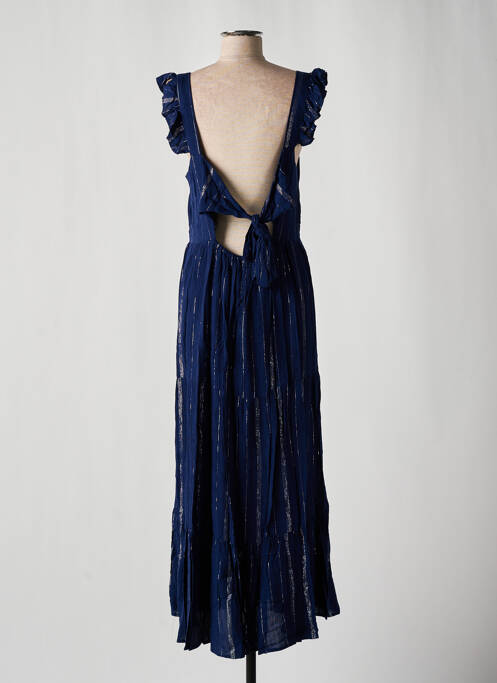 Rochie lungă albastru DEELUXE femeie