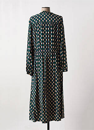 Rochie lungă mâneci lungi mâneci lungi verde C'EST BEAU LA VIE femeie