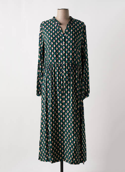 Rochie lungă verde C'EST BEAU LA VIE femeie