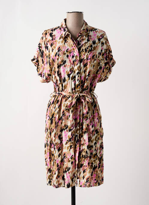 Rochie midi bej VERO MODA femeie