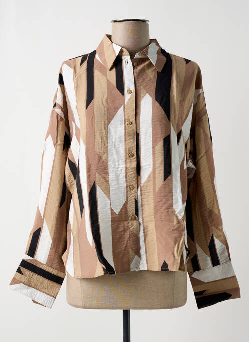 Cămașă maro VERO MODA femeie