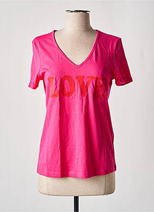 Tricou roz VERO MODA femeie
