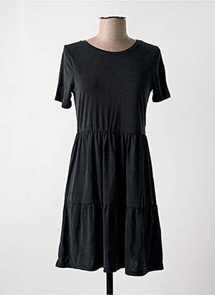 Rochie midi croială fluidă mâneci scurte negru VERO MODA femeie