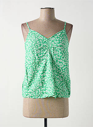 Top verde PIECES femeie
