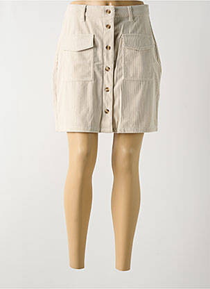 Fustă scurtă bej VERO MODA femeie