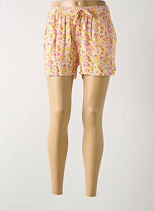 Șort croială dreaptă galben VERO MODA femeie