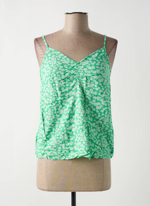 Top verde PIECES femeie