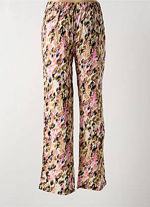 Pantalon drept țesătură poplin mărime normală bej VERO MODA femeie