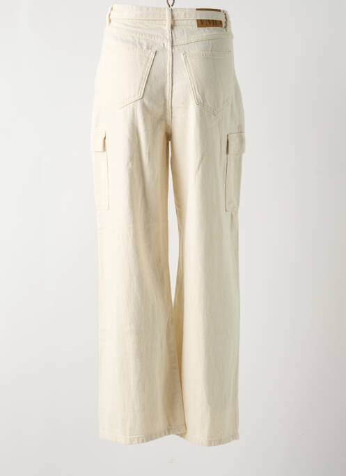 Blugi cu croială evazată bej VERO MODA femeie