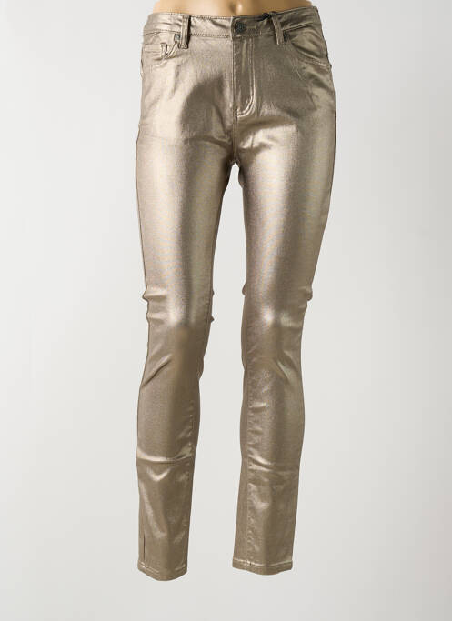 Pantalon slim auriu DEELUXE femeie