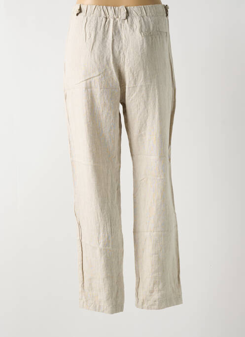 Pantalon drept bej BANDITAS FROM MARSEILLE femeie