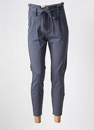Pantalon 7/8 închidere cu fermoar sub clapetă cu cârlig gri VERO MODA femeie