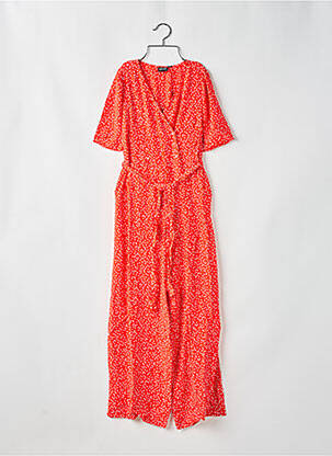 Salopetă-pantalon portocaliu PIECES femeie