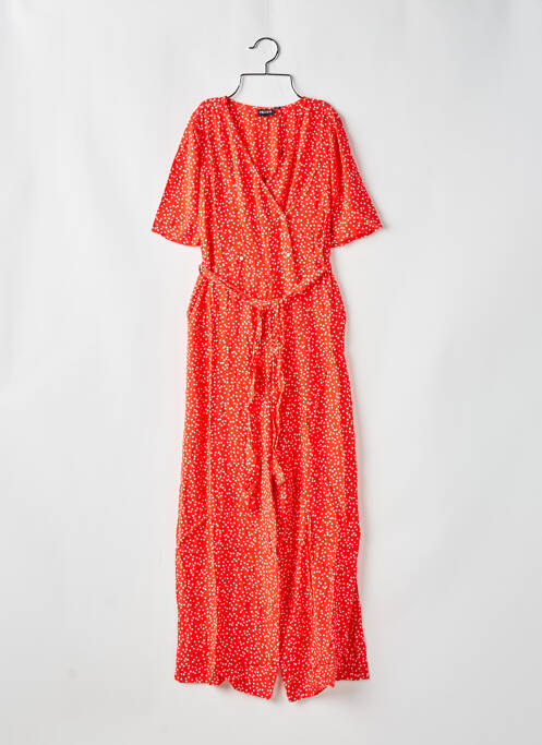 Salopetă-pantalon portocaliu PIECES femeie