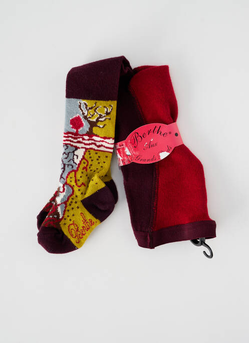 Colanți violet BERTHE AUX GRANDS PIEDS fată