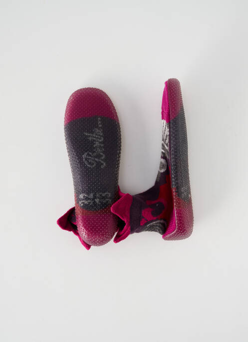 Papuci/Pantofi de casă roz BERTHE AUX GRANDS PIEDS fată