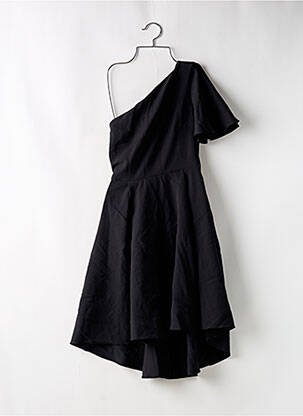 Rochie midi mâneci scurte mâneci scurte negru NA-KD femeie
