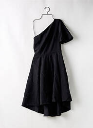 Rochie midi mâneci scurte mâneci scurte negru NA-KD femeie