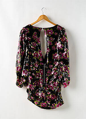 Rochie scurtă mâneci lungi mâneci lungi negru FOR LOVE & LEMONS femeie