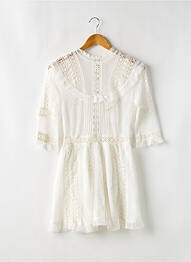 Rochie scurtă mâneci 3/4 mâneci 3/4 alb FOR LOVE & LEMONS femeie
