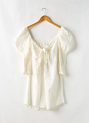 Rochie scurtă mâneci 3/4 mâneci 3/4 bej REVERSE femeie