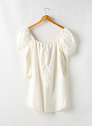 Rochie scurtă mâneci 3/4 mâneci 3/4 bej REVERSE femeie