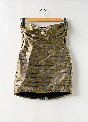 Rochie scurtă auriu FOR LOVE & LEMONS femeie