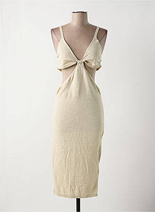 Rochie pulover bej BOOHOO femeie