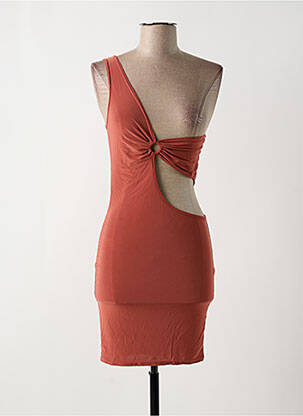 Rochie scurtă maro BOOHOO femeie