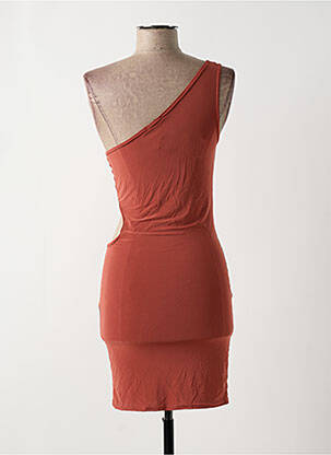 Rochie scurtă fără mâneci fără mâneci maro BOOHOO femeie