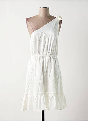 Rochie scurtă alb MOLLY BRACKEN femeie