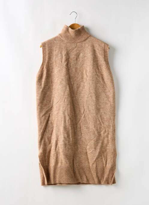 Rochie pulover bej SANS MARQUE femeie