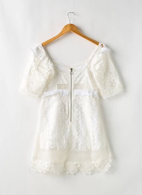 Rochie scurtă alb FOR LOVE & LEMONS femeie