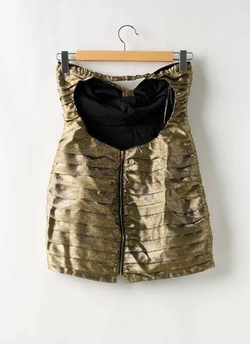 Rochie scurtă auriu FOR LOVE & LEMONS femeie