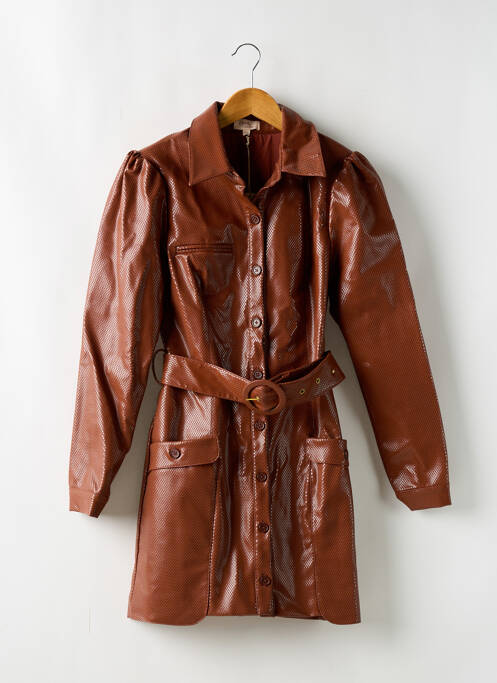 Rochie scurtă maro CAMILA COELHO femeie