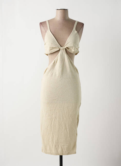 Rochie pulover bej BOOHOO femeie