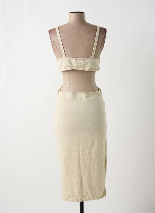 Rochie pulover bej BOOHOO femeie