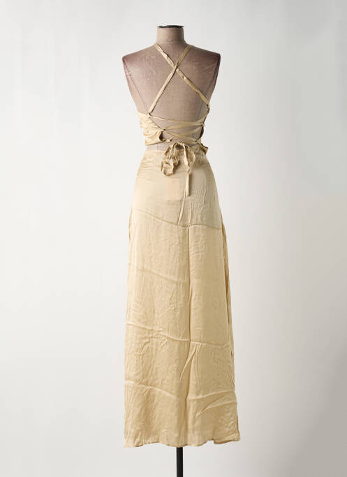 Rochie lungă bej BAHAAR femeie