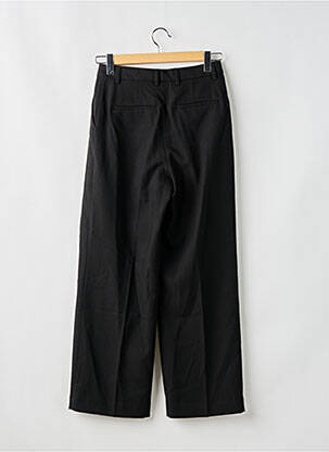 Pantalon larg închidere cu fermoar sub clapetă cu cârlig talie înaltă negru NA-KD femeie