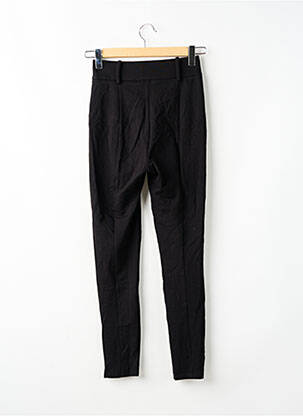 Pantalon slim talie înaltă talie înaltă negru MAJORELLE femeie