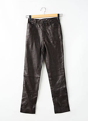 Pantalon drept maro SANDRO femeie